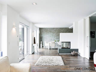 TANZ AUS DER REIHE, ONE!CONTACT - Planungsbüro GmbH ONE!CONTACT - Planungsbüro GmbH Modern Living Room
