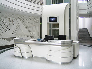 Empfangstheke, Lehmann Art Deco Architekt Lehmann Art Deco Architekt Commercial spaces