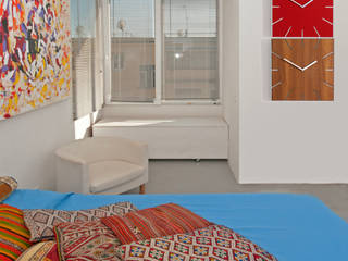 Ristrutturazione di un appartamento in Roma – 70 mq, Fabiola Ferrarello Fabiola Ferrarello Modern Yatak Odası