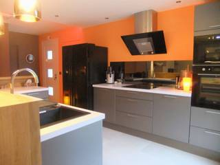 Rénovation d'une maison individuelle, HOME feeling HOME feeling Modern kitchen