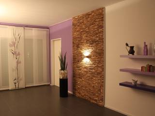 Wandverkleidung aus Holz, BS - Holzdesign BS - Holzdesign Moderne Wohnzimmer