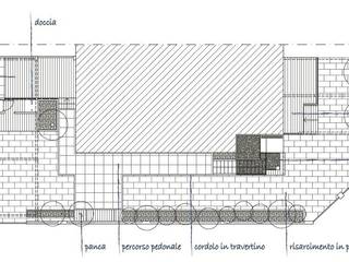 Giardino pavimentato, CAFElab studio CAFElab studio 지중해스타일 정원