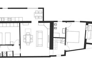 Recupero di un palazzetto terra cielo, CAFElab studio CAFElab studio منازل