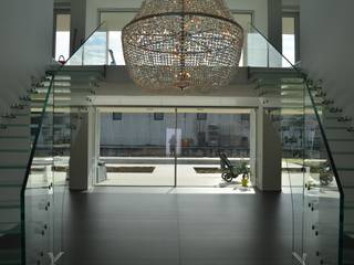 All glass stairs, Siller Treppen/Stairs/Scale Siller Treppen/Stairs/Scale درج زجاج