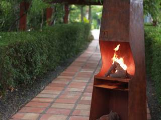 chimeneas acero , CLASS MANUFACTURING SA CLASS MANUFACTURING SA Industrial style garden