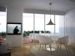 Appartamento a Marina di Pietrasanta, Emmepi Design Emmepi Design Comedores de estilo escandinavo
