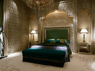 VIlla in Doha, Scultura & Design S.r.l. Scultura & Design S.r.l. Ausgefallene Schlafzimmer