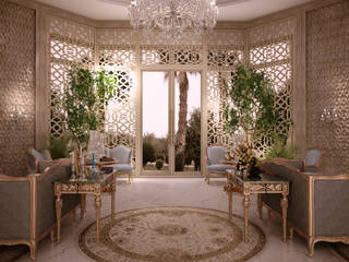 VIlla in Doha, Scultura & Design S.r.l. Scultura & Design S.r.l. ห้องนั่งเล่น