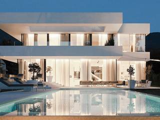 Casa M, monovolume architecture + design monovolume architecture + design Modern pool