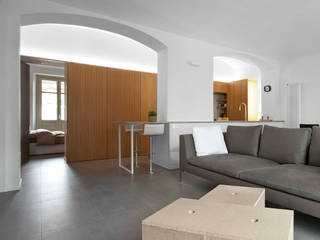 NH BF, studioata studioata 现代客厅設計點子、靈感 & 圖片