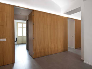 NH BF, studioata studioata Modern Corridor, Hallway and Staircase