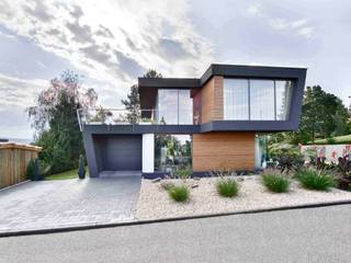 Haus W in Rottenburg, m3 architekten m3 architekten Casas modernas