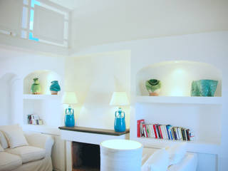 VILLA (ANZIO - RM), Gian Paolo Guerra Design Gian Paolo Guerra Design Mediterranean style living room