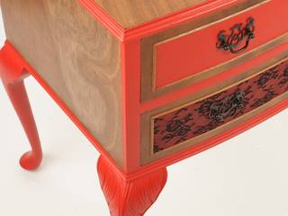 Upcycled vintage side cabinet , Narcissus Road Furniture Design Narcissus Road Furniture Design Eklektyczny salon