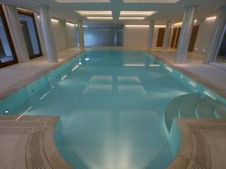 ​Underground Wellness Area , London Swimming Pool Company London Swimming Pool Company モダンスタイルの プール