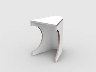 Foil Stool, Gaudenzio Ciotti - Design Studio Gaudenzio Ciotti - Design Studio Nhà bếp: thiết kế nội thất · bố trí · hình ảnh