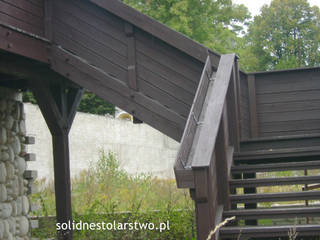 Schody i balustrady drewniane - solidnestolarstwo.pl, Zakład Stolarski Robert Latawiec Zakład Stolarski Robert Latawiec 계단