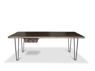Schreibtisch Arbeitstisch, neuformat möbeldesign neuformat möbeldesign Rustic style study/office Desks