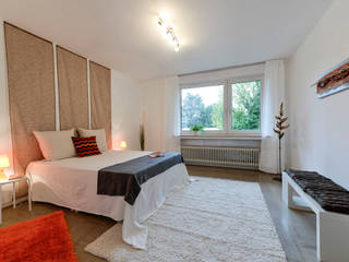 2-Familienhaus in Kirchhellen, raumessenz homestaging raumessenz homestaging Phòng ngủ phong cách hiện đại