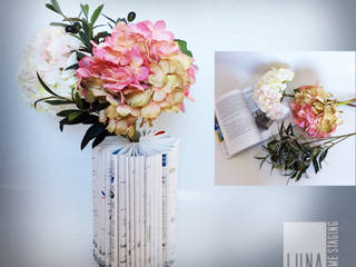 Selber machen - Book Vase, Luna Homestaging Luna Homestaging Case moderne