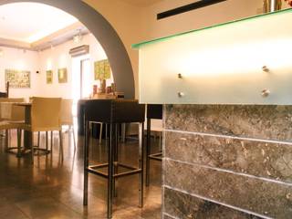 Caffè Letterario "La Galleria" presso i locali del Museo Mandralisca di Cefalù, Studio di Architettura e Design Studio di Architettura e Design مساحات تجارية