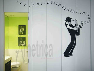 Apartamento Jazz, Ametrica & Interior, S.L. Ametrica & Interior, S.L. Eclectic style living room