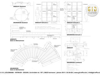 modern oleh GID / GOLDMANN-INTERIOR-DESIGN, Modern