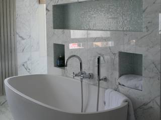 Italian Marble Bathroom Amarestone Phòng tắm: thiết kế nội thất · bố trí · ảnh