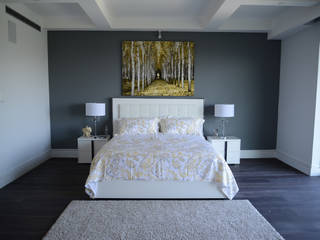 Nightingale Decor, Hollywood Hills, Erika Winters® Design Erika Winters® Design Phòng ngủ phong cách hiện đại