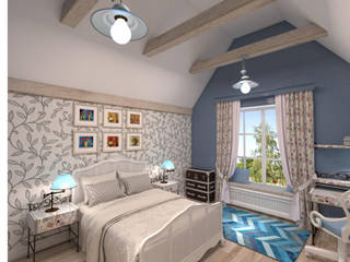 Кубанский прованс, Студия Маликова Студия Маликова Rustic style bedroom
