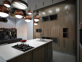 Квартира в Воронеже, AFTER SPACE AFTER SPACE Minimalist kitchen