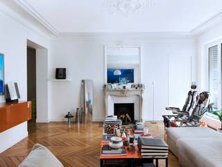 Appartement 140m², blackStones blackStones Ausgefallene Wohnzimmer