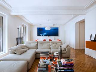 Appartement 140m², blackStones blackStones Eclectic style living room