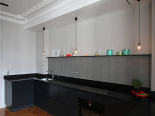 Cuisine et salle et manger , Camille Hermand Architectures Camille Hermand Architectures 미니멀리스트 주방