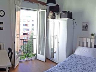 dormitorio en Retiro, Madrid, CarlosSobrinoArquitecto CarlosSobrinoArquitecto Dormitorios de estilo ecléctico