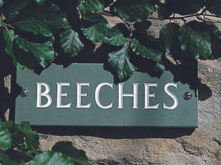 Slate House Signs, The House Nameplate Company The House Nameplate Company Rustic style house