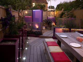 Party garden in Sevenoaks, Kent, Earth Designs Earth Designs حديقة