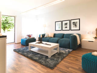 Home Staging Vorher/Nachher Dortmund, Luna Homestaging Luna Homestaging Modern Living Room