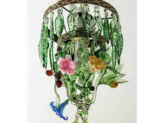 Fruit and Flowers custom glass chandeliers, A Flame with Desire A Flame with Desire 에클레틱 거실