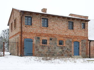 Stallausbau Friedenfelde/Uckermark, Gabriele Riesner Architektin Gabriele Riesner Architektin Rustieke huizen