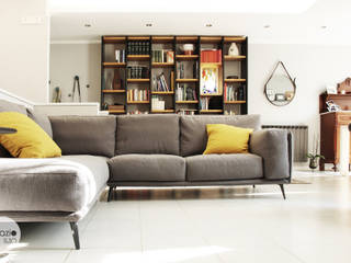 I ♥ GRAY :: Maresa's living room, Spazio 14 10 Spazio 14 10 Moderne woonkamers Grijs