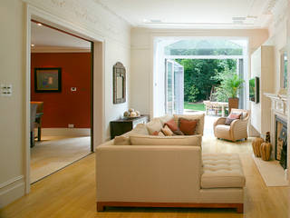 Belsize Park, Hélène Dabrowski Interiors Hélène Dabrowski Interiors Ruang Keluarga Modern