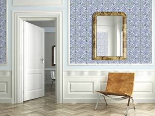 Paper Tiles Wallpaper by Louise Body, Fabrics & Papers Fabrics & Papers Walls & floors