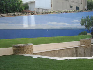 Comment oublier vos murs de clôture, Agnes PERRONNE Agnes PERRONNE Mediterrane muren & vloeren