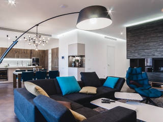 Квартира в "Ark Palace", Kristina Petraitis Design House Kristina Petraitis Design House Minimalist living room