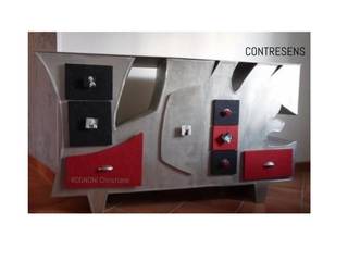 MOBILIER DESIGN CARTON, CONTRESENS CONTRESENS Soggiorno eclettico