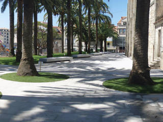 Plaza de las Palmeras, Caldas de Reis, cerredaylorenzoarquitectos cerredaylorenzoarquitectos