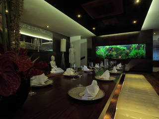 Exotic Thai Restaurant, Aquarium Architecture Aquarium Architecture Gewerbeflächen