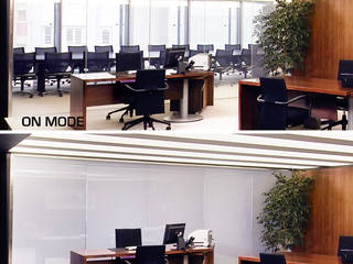 Oficinas centrales ASEPEYO, Vidrios de privacidad Vidrios de privacidad Commercial spaces