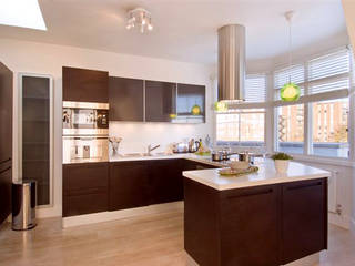 PROJECT: Penthouse in London's West-End, AH Interior Design AH Interior Design Modern kitchen